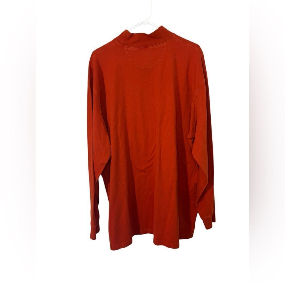 Duluth Trading Co. Burnt Rust Orange Longtail T Top